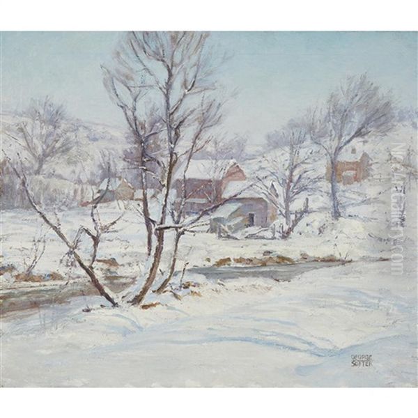 Creek In Winter - view 1