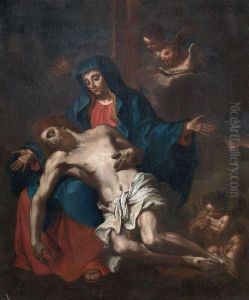 Compianto Su Cristo Morto by Giacinto Brandi