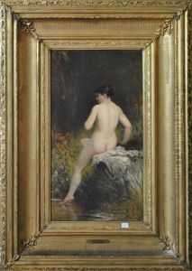 Jeune Femme Nue De Dos