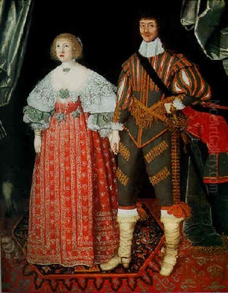 Portrait Of Lord And Lady Poulett Of Hinton St. George - view 1