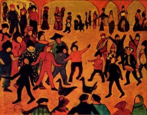 Mardi Gras At The Cabildo by Marion Sims Souchon