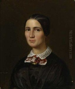 Damenbildnis by Wilhelm Ferdinand Souchon