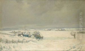 Paysage Enneige by Octave Soudan