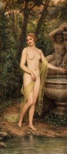 Maiden By The Fountain Maiden By The Fountain