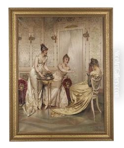 Afternoon Tea For Three by Frederic Soulacroix