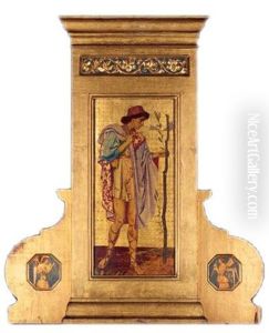 St. Cristopher And Attendant Angels by Joseph Edward Southall