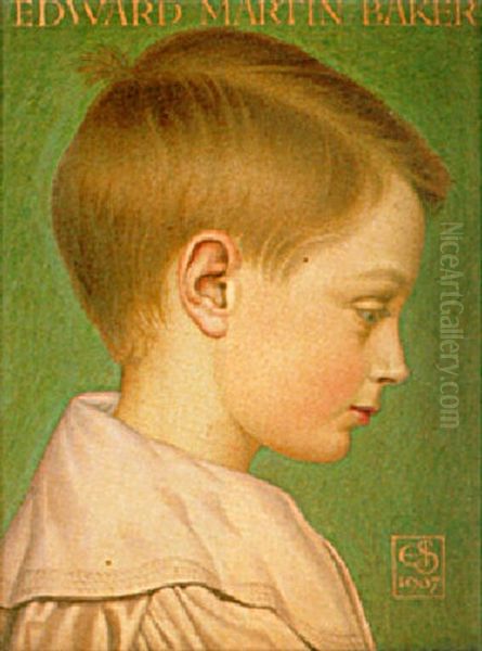Protrait Of Edward Martin Baker - view 1