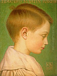 Protrait Of Edward Martin Baker by Joseph Edward Southall