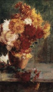 Chrysanthemums by Clara Southern