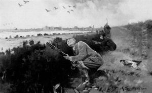 Shooting Geese by Frank Southgate