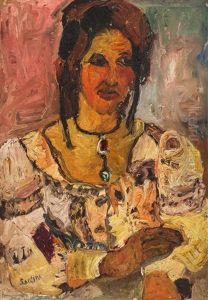 Portrait Of A Woman by Chaim Soutine