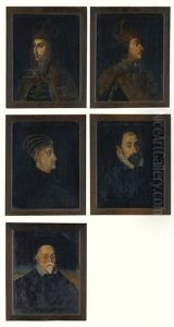 Portrait Of King Frederick Iii, Holy Roman Emperor (+ 4 Others; 5 Works) by Pieter Claesz Soutman