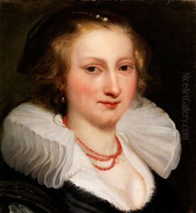 Halbbildnis Einer Jungen Frau Mit Breiter, Weisser Halskrause thumbnail
