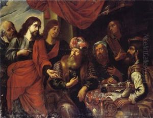 Die Berufung Des Matthaus by Pieter Claesz Soutman