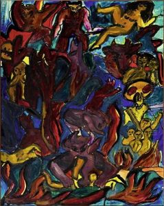 L'enfer by Louis Soutter