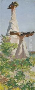 Rochers Du Woodmen Valley by Louis Soutter