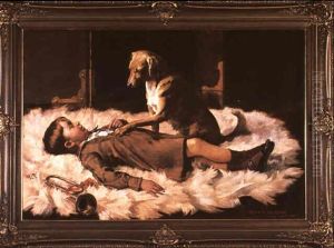 Two Friends (vasco, And His Dog Baron) by Arthur Loureiro