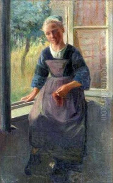 Jeune Fille Pres De La Fenetre - view 1