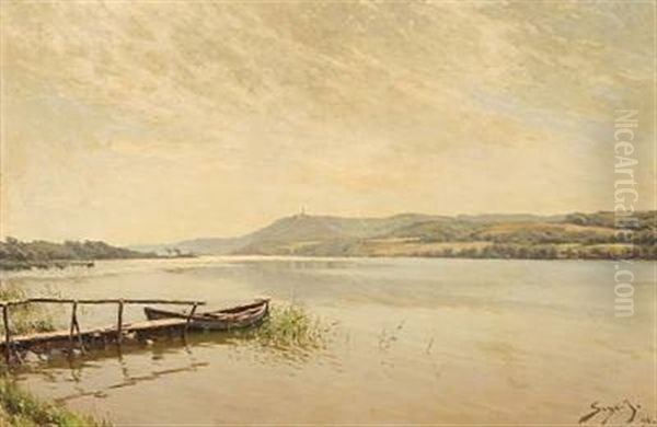 View From Juel Lake At Silkeborg, Denmark - view 1