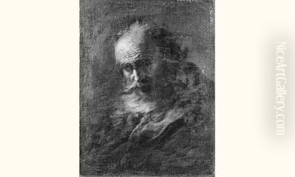 Portrait D'homme Barbu. - view 1
