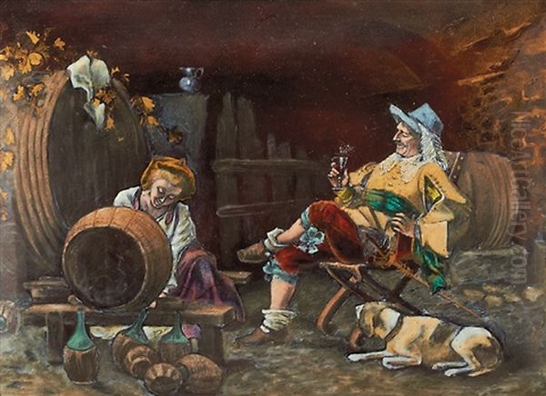 Scene De Caveau (after Ferdinand Roybet) - view 1