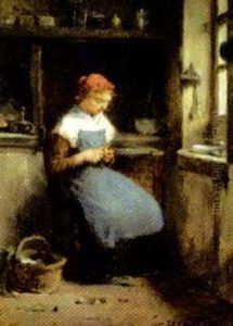 Femme Dans Sa Cuisine by Paul Constant Soyer
