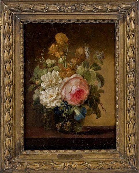 Still Life Of A Vase Of Flowers - view 1