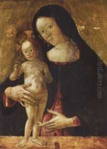 Madonna And Child by Spagna (Giovanni lo Spagnolo)