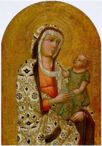 The Madonna And Child by Spagna (Giovanni lo Spagnolo)