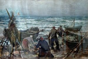After Fishing by Arnolds Spalvins