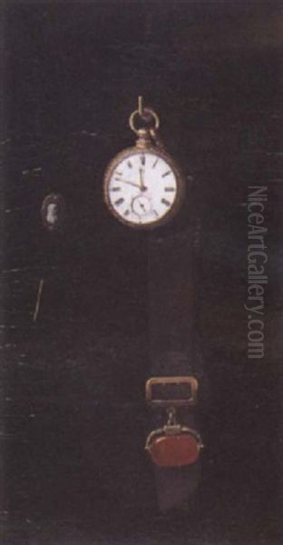 Trompe L'oeil Of A Pocketwatch - view 1