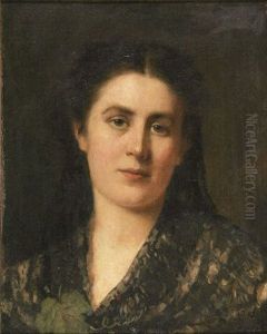 Brustportrait Einer Dame