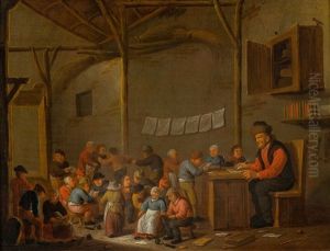 The School Lesson by Jan Spanjaert