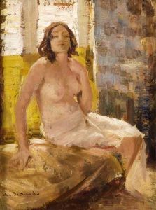 Nudo Di Donna In Interno by Angelo Brando