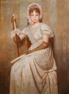 Young Society Lady by Kornel Spanyik