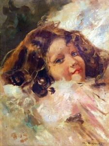 Ritratto Di Bambina by Angelo Brando