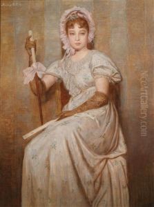 Junge Dame Der Gesellschaft by Kornel Spanyik