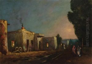 Sunset At A Mexican House by Will Sparks