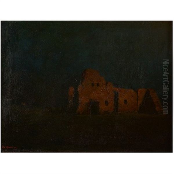 Adobe At Night - view 1