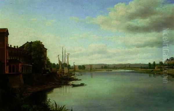 A Riverside Scene - view 1