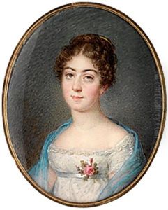 Christina Charlotta Willberg by Lorentz Svensson Sparrgren
