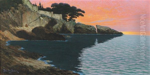 Sunset On A Southern Coastline - view 1