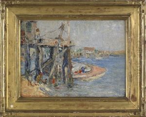 Harbor Scene Harbor Scene
