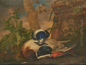 Nature Morte Sur Fond D'architecture by Michel Joseph Speeckaert