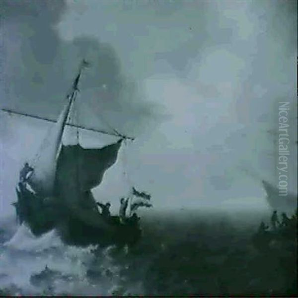 Dutch Fishing Vessels In Coastal Waters - view 1