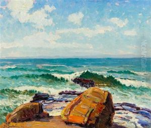 Shore Boulders by John Adams Spelman