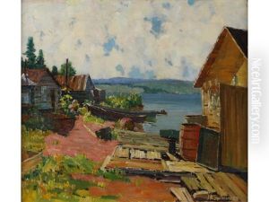 At The Lake by John Adams Spelman