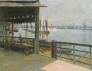 Thames Barges by Harry Spence