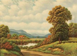 Eton Landscape by Augustus Spencer