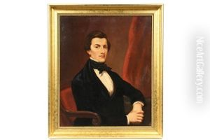 Portrait Of Stephen Collins Foster by Frederick Randolph Spencer